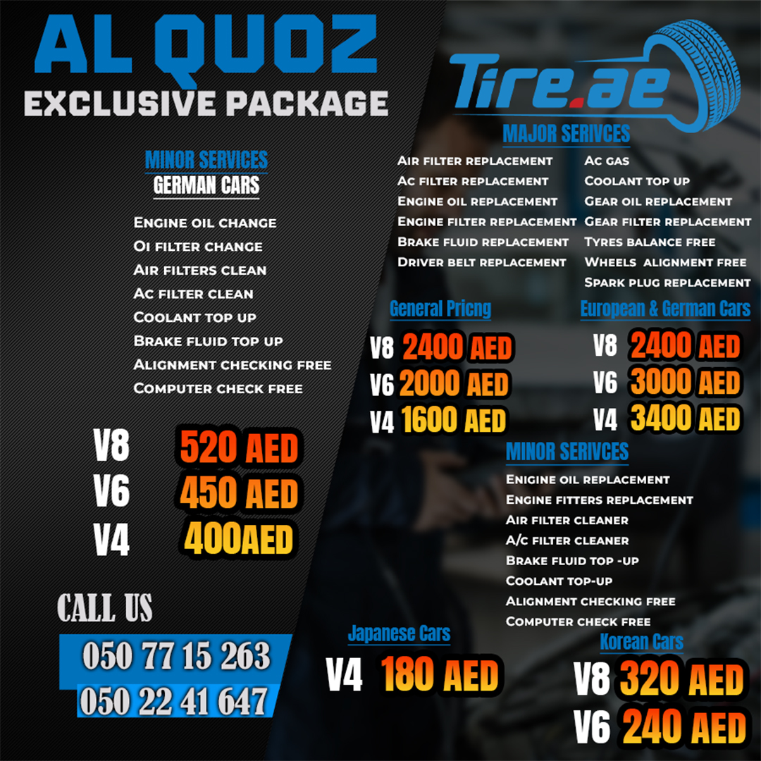 Best car Tyre Change services in UAE