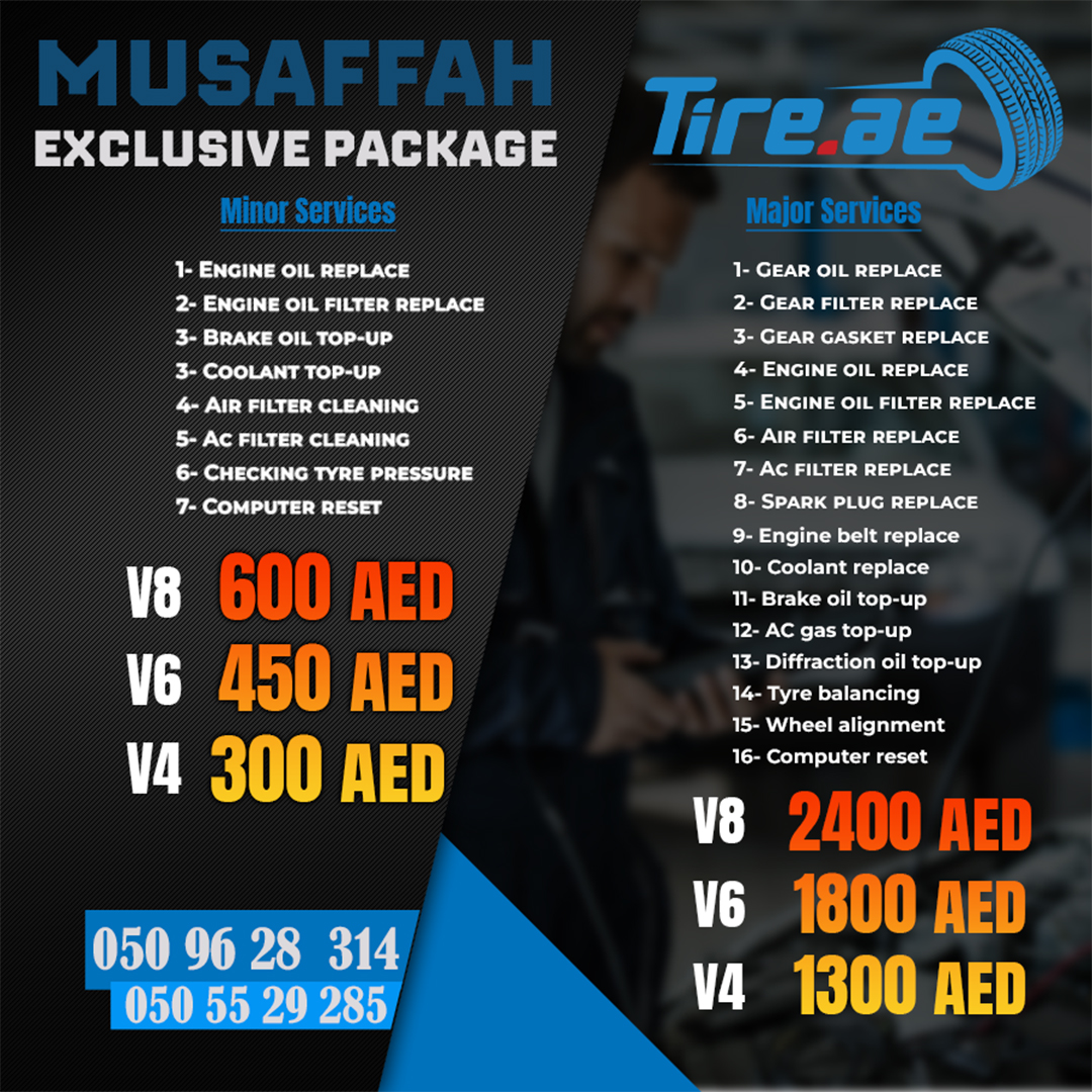 Best car Tyre Change services in UAE