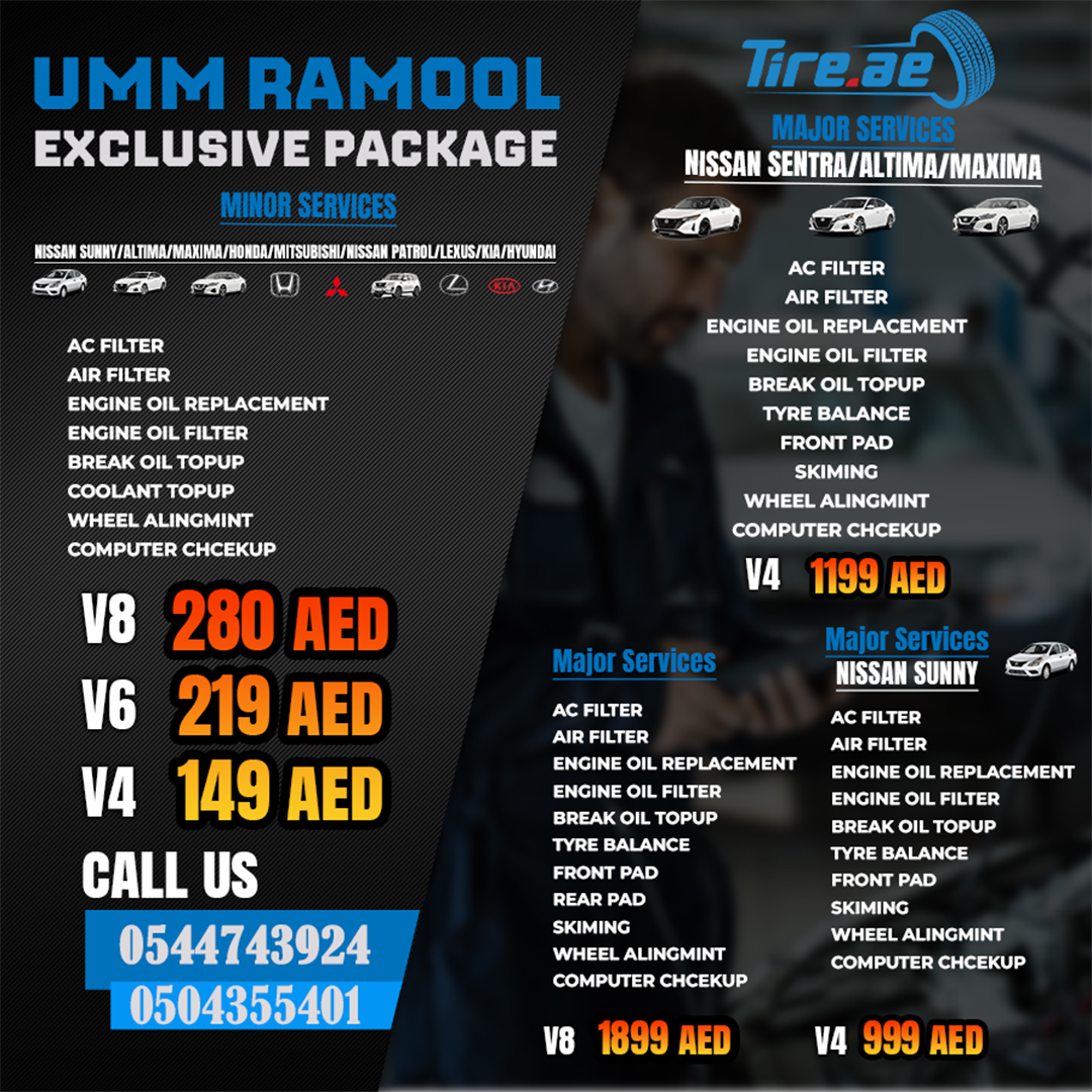 Best car Tyre Change services in UAE