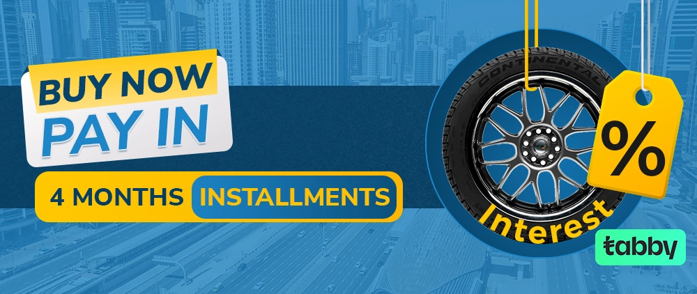 Pay in Installments for tyres in UAE