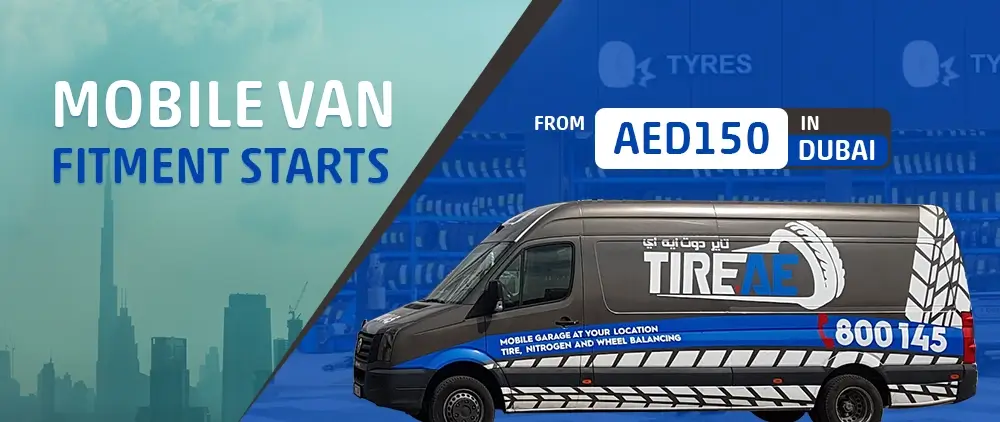 Get mobile van fitment at your doorstep anyhwere in UAE at AED 150