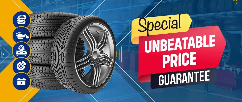 Special prices on car tyres online for limited time offer
