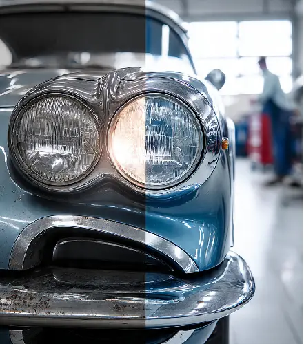 Professional Headlight Restoration & Replacement in UAE