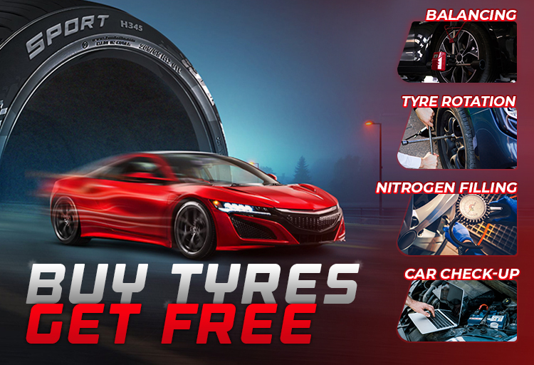 Buy tyres and get free fitment at our installer network in UAE